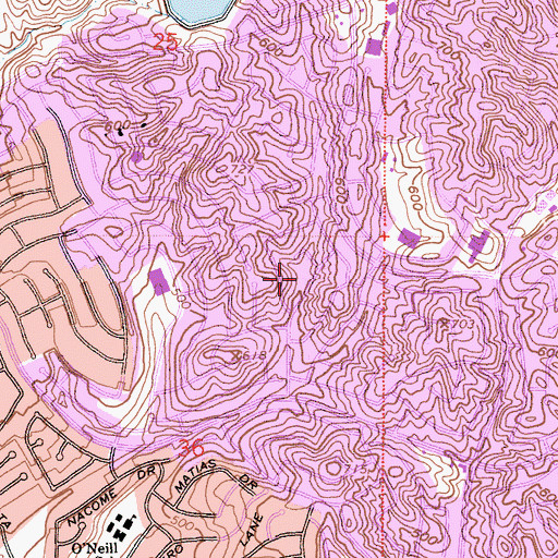 Topographic Map of Valyermo Park, CA