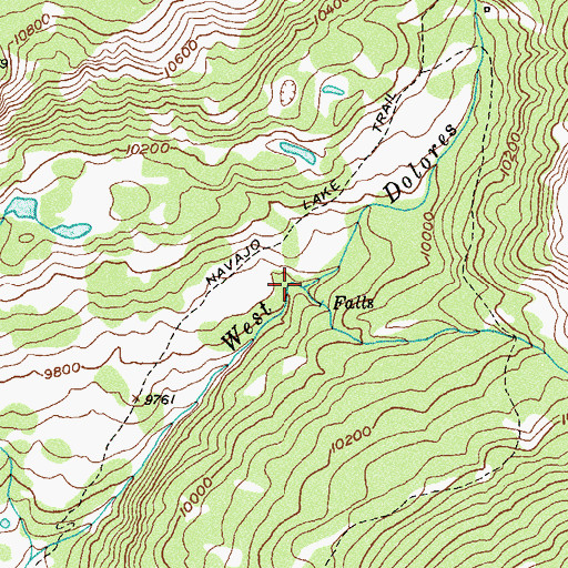 Topographic Map of Kilpacker Creek, CO