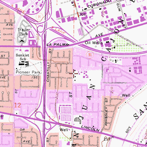 Topographic Map of Rio Vista Elementary School, CA