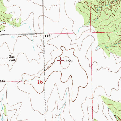 Topographic Map of Squaw Point, CO