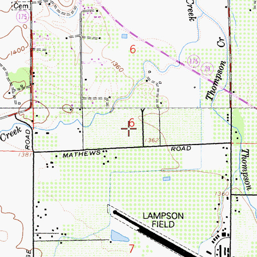 Topographic Map of Chateau Du Lac, CA