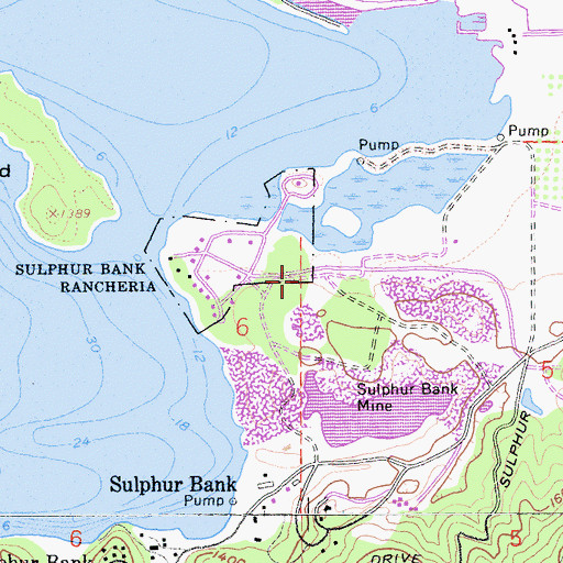 Topographic Map of Eastlake (historical), CA