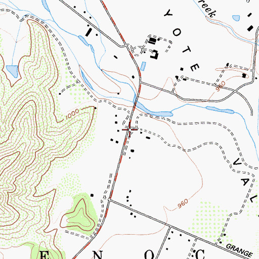 Topographic Map of Guenoc (historical), CA