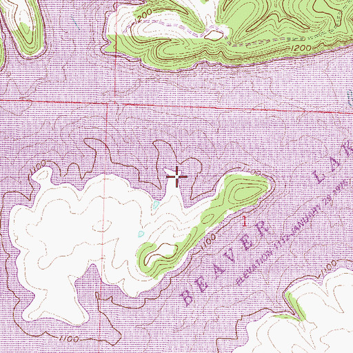 Topographic Map of Pace Chapel Cemetery (historical), AR