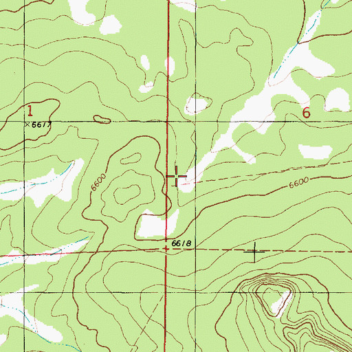 Topographic Map of Dubois Center Windmill, NM