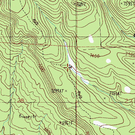 Topographic Map of Five Mile Windmill, NM