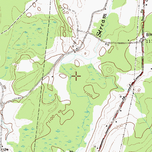 Topographic Map of South Stream Dam, VT