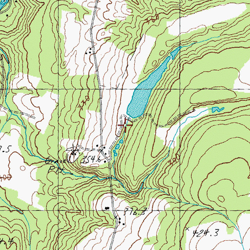 Topographic Map of Paine Site Number 1 Dam, VT