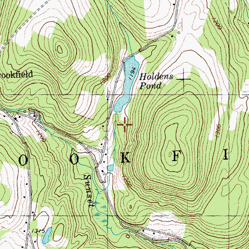 Topographic Map of Patterson and Holden Dam, VT