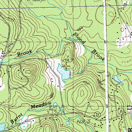 Topographic Map of Farnum Dam, VT