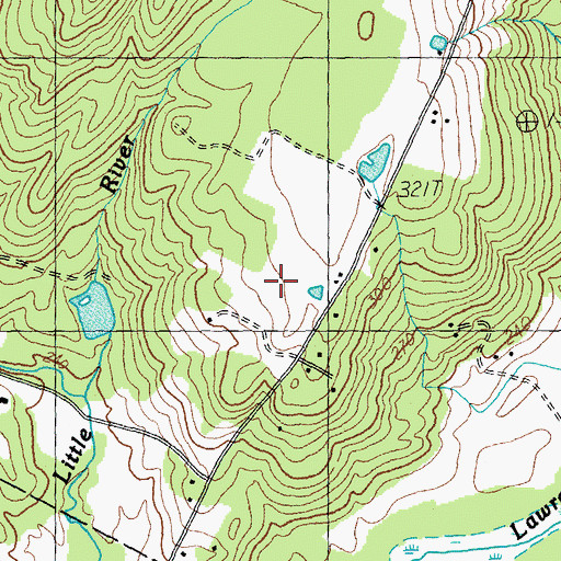 Topographic Map of Kimibakw Dam, VT