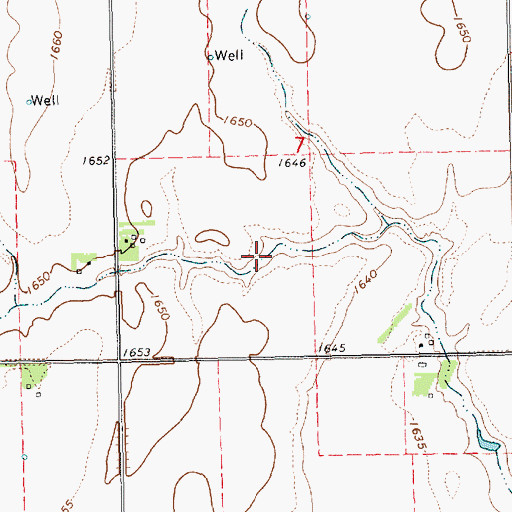 Topographic Map of Torell Reservoir, NE