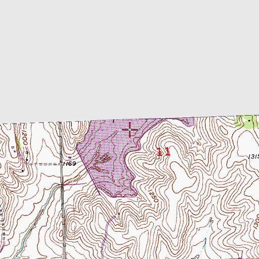 Topographic Map of Lonergan Lake, NE