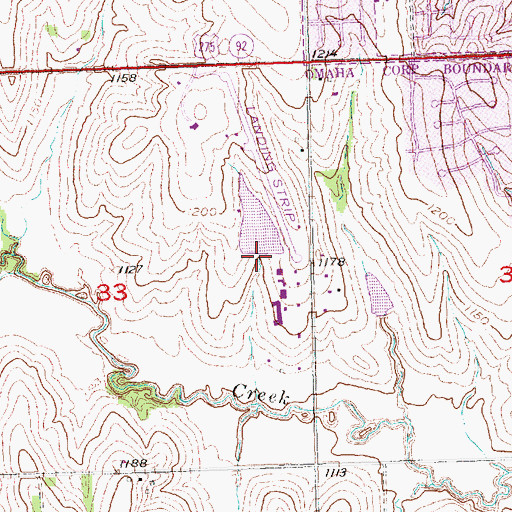 Topographic Map of Wiebe Dam, NE