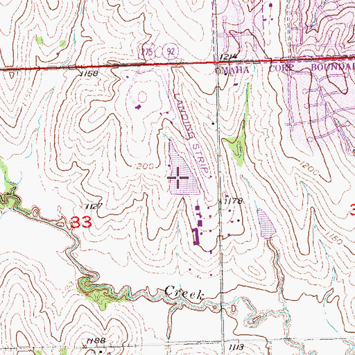 Topographic Map of Wiebe Reservoir, NE