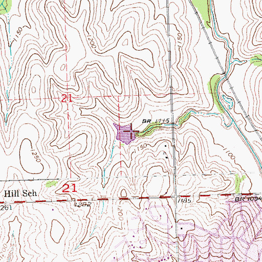 Topographic Map of Papillion Creek Dam D-45, NE