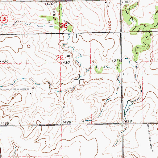 Topographic Map of Schwisow Dam, NE