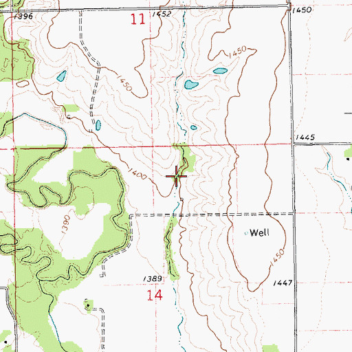 Topographic Map of Mahloch-Kastanek Dam, NE