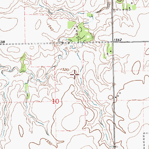 Topographic Map of Potter-Reich Dam, NE