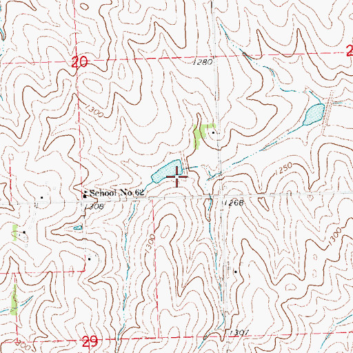 Topographic Map of Thorston Dam B-2, NE