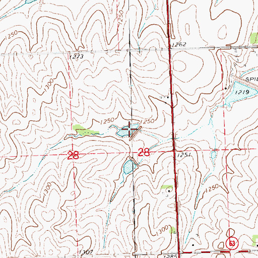 Topographic Map of Swedeburg Dam 2B-2F, NE