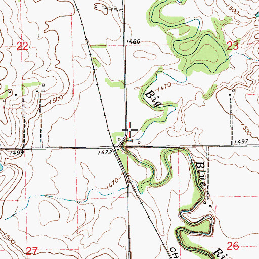 Topographic Map of Herpolsheimer Dam, NE