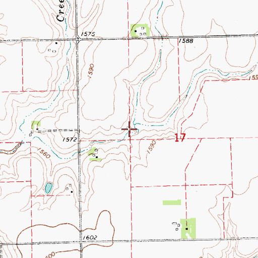 Topographic Map of Richert Irrigation Dam, NE