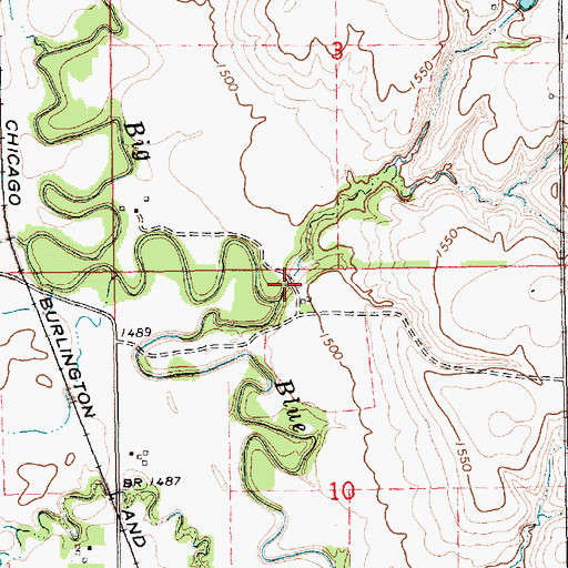 Topographic Map of Kratochvil Dam, NE