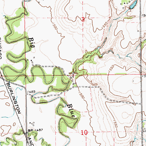 Topographic Map of Kratochvil Reservoir, NE