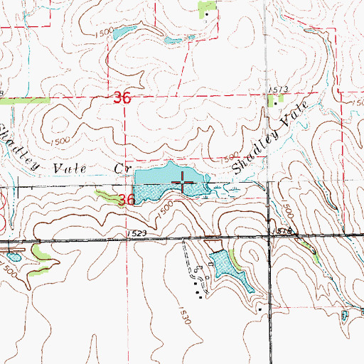 Topographic Map of Rolfsmeier Reservoir, NE
