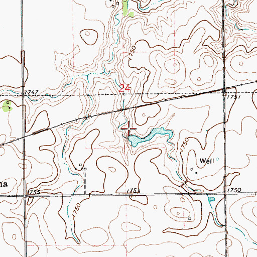 Topographic Map of Schmer Dam, NE