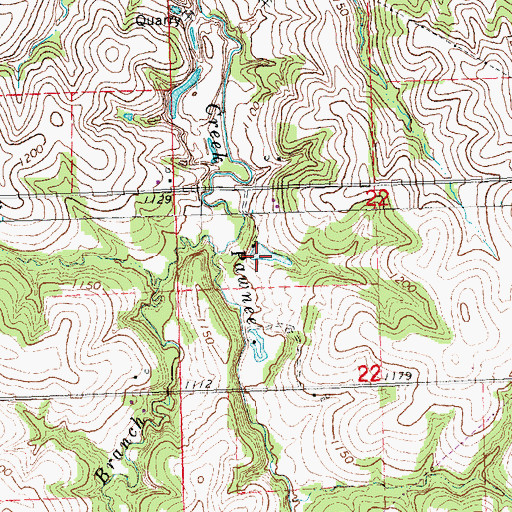 Topographic Map of Pawnee Lake, NE