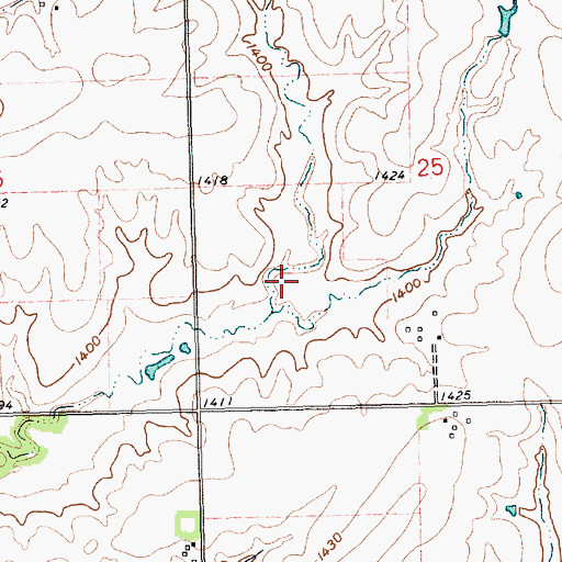 Topographic Map of Cub Creek Reservoir 12-C, NE
