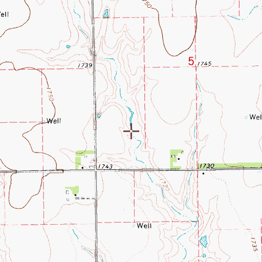 Topographic Map of Stuhr Reservoir, NE