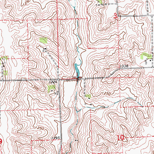 Topographic Map of Behrendt Reservoir, NE
