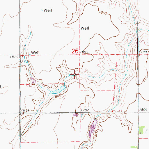 Topographic Map of Kreutz Dam, NE