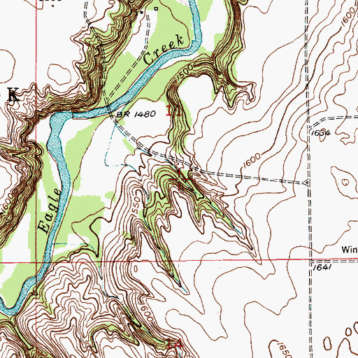 Topographic Map of Schaaf Dam, NE