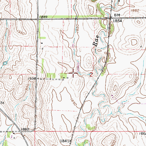 Topographic Map of Spieker Reservoir, NE