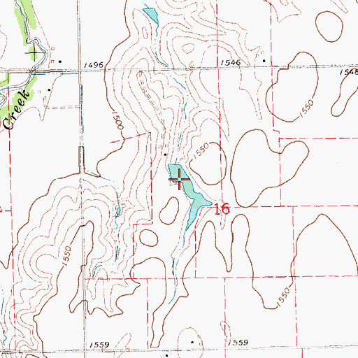 Topographic Map of Oltman Dam, NE