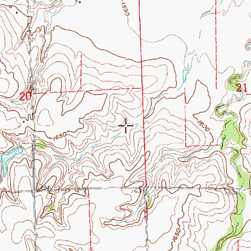 Topographic Map of Scroggin Dam, NE