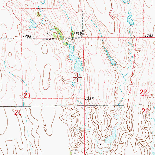 Topographic Map of Schiermeyer Dam, NE