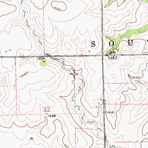 Topographic Map of Murphy Reservoir, NE