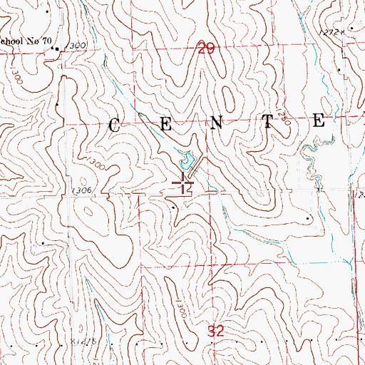 Topographic Map of Chapek Dam, NE