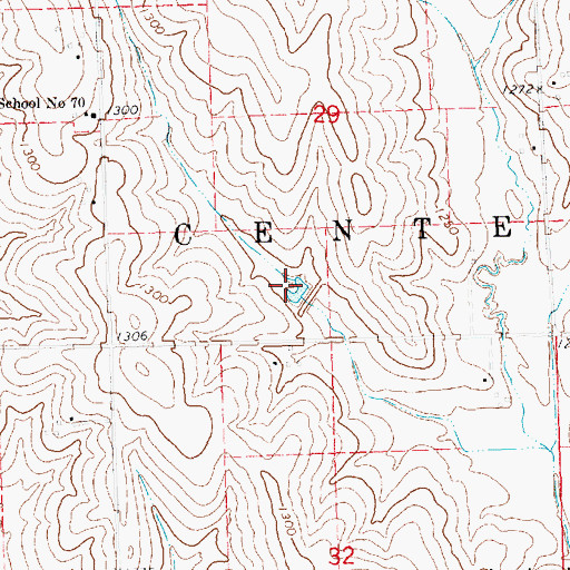 Topographic Map of Chapek Reservoir, NE