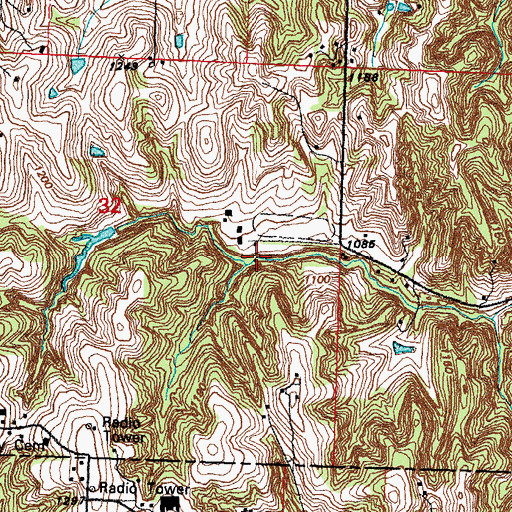 Topographic Map of McCarthy Dam, NE