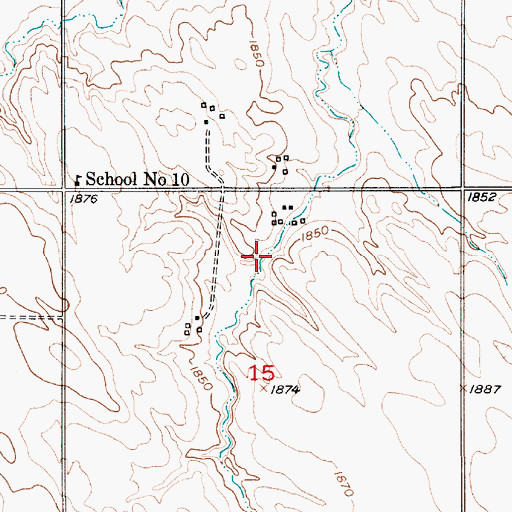 Topographic Map of Reiman Dam, NE