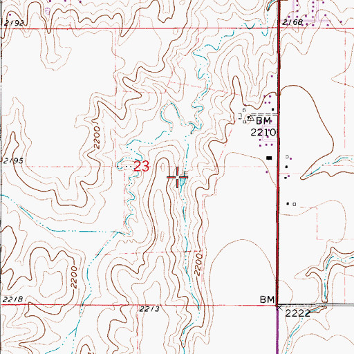 Topographic Map of Staubitz and Holmes Dam, NE
