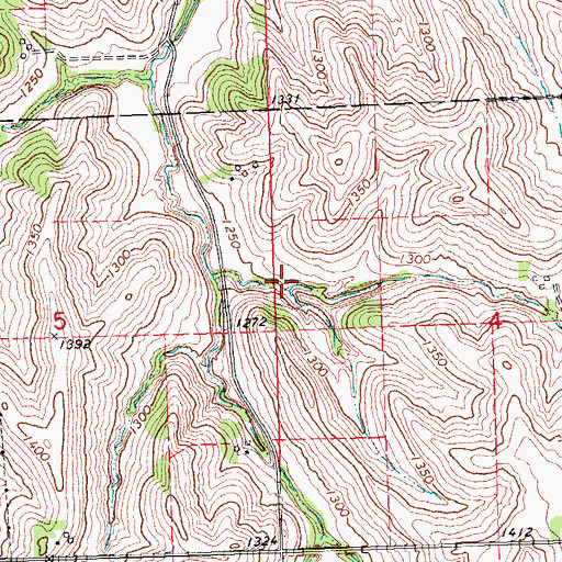 Topographic Map of Langemeier Dam, NE