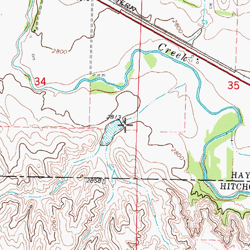 Topographic Map of Krotter Dam, NE