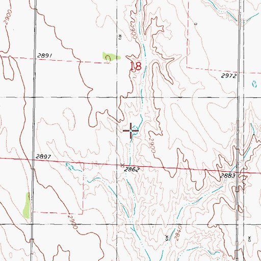 Topographic Map of Smith Reservoir, NE